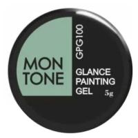 Гель-краска металлизированная для тонких линий Glance Painting Gel MON TONE GPG100, 5 г