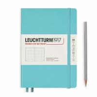 Записная книжка блокнот Leuchtturm Medium A5 Rising Colours в точку, аквамарин