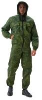 Летний антимоскитный костюм KATRAN ДОН (Хлопок, зеленая цифра), Темно-зеленый, Размер: 52-54