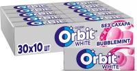 Жевательная резинка Orbit White Bubblemint, без сахара, 13.6 г, 30 шт. в уп