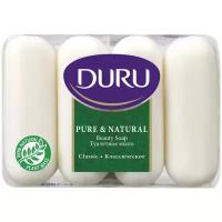 DURU PURE&NAT мыло Класс(э/пак)4*85г