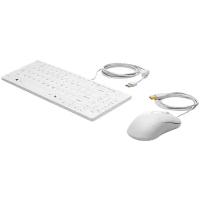 Клавиатура и мышь HP 1VD81AA Keyboard and Mouse Healthcare Edition White USB