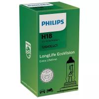 Лампа автомобильная галогенная Philips LongLife EcoVision 12643LLC1 H18 65W
