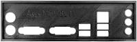 Пылезащитная заглушка, задняя панель для материнской платы Asus M5A78L-M LX3, черная