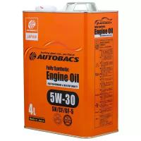 Синтетическое моторное масло Autobacs Fully Synthetic 5W-30 SN/CF/GF-5 4 л
