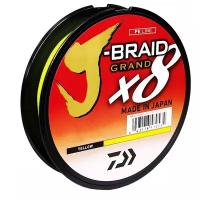 Плетеный шнур DAIWA J-Braid Grand X8 d=0.28 мм, 135 м, 26.3 кг, желтый, 1 шт