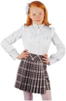 Школьная юбка Инфанта, модель 70308, цвет серый, размер 164-84