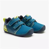 Обувь сине-зеленая 505 I LEARN CRU, размер: EU20, цвет: Бензиново-Синий/Синий Графит/Жёлтый Лайм DOMYOS Х Декатлон