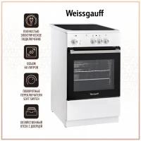 Электрическая плита Weissgauff WES E2V02 WS, белый