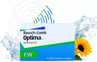 Контактные линзы Bausch & Lomb Optima FW, 4 шт., R 8,4, D -2,5