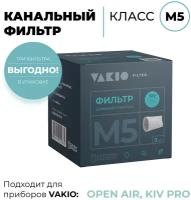 Фильтр канальный F5 / Ф5 для утепленных каналов 100 мм. Подходит для Vakio Openair, Kiv Pro, 3 шт.