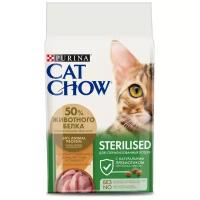 Сухой корм для стерилизованных кошек и кастрированных котов CAT CHOW с высоким содержанием домашней птицы и с индейкой 1.5 кг