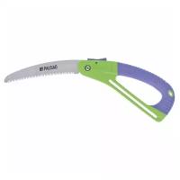 Ножовка садовая PALISAD 60411, серебристый/зеленый/фиолетовый
