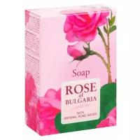 Rose of Bulgaria Мыло кусковое с натуральной розовой водой, 100 г
