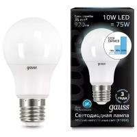 Лампа светодиодная gauss LED A60 10W E27 4100K step dimmable E27, A60, 10Вт, 4100К