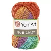 Пряжа YarnArt Jeans Crazy, 55 % хлопок, 45 % акрил, 50 г, 160 м, 1 шт., 8202