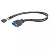 Переходник USB2.0 -> USB3.0 Cablexpert 0.3m 9pin/19pin [cc-u3u2-01]