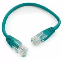 Патч-корд UTP Cablexpert кат.5e PP12-0.25M/G, 0.25м, литой, многожильный (зелёный)