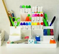 Органайзер для канцелярии настольный школьный Подставка офисная для хранения мелочей, карандашей и ручек