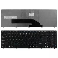 Клавиатура для ноутбука Asus K50, K51, K60, K61, K70, F52, P50, X5 Series. Плоский Enter. Черная, с рамкой. PN: MP-07G73RU-5283.