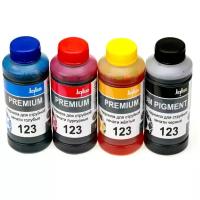 Чернила для принтера INKO 123 для HP DeskJet 2130, 2620, 2630, 2632, 3639 комплект 4 цвета по 100g