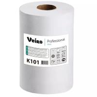 Полотенца бумажные Veiro Professional Basic K101 белые однослойные