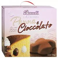 Панеттоне Bauli La Colomba Panna Cioccolato с кремовой начинкой со вкусом сливок и шоколада 750 г