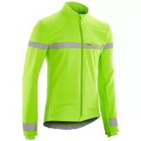 Куртка для велоспорта зимняя мужская RC100 EN1150, размер: XL, цвет: Желтый TRIBAN Х Декатлон
