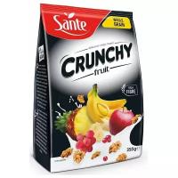 Готовый завтрак Sante Crunchy хлопья овсяные с фруктами, дой-пак