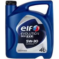 Синтетическое моторное масло ELF Evolution 900 SXR 5W-30, 4 л, 4 кг