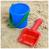 Набор для игры в песке №32: ведёрко, лопатка