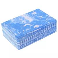 Опорный блок для йоги, голубой, 23х15х7,5 см, Atlanterra AT-YB-07