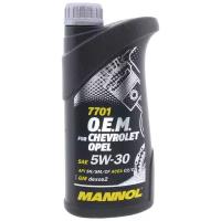 Синтетическое моторное масло Mannol 7701 O.E.M. for Chevrolet Opel 5W-30, 1 л