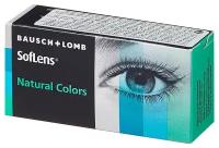 Контактные линзы Bausch & Lomb SofLens Natural Colors New, 2 шт., R 8,7, D -4, Aquamarine