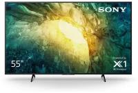 55" Телевизор Sony KD-55X7500H 2020 HDR, LED, черный