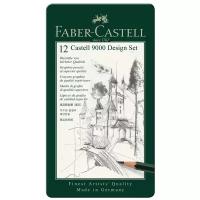 Набор карандашей ч/г Faber-Castell Castell9000 Design Set,12шт,6H-4B,119064