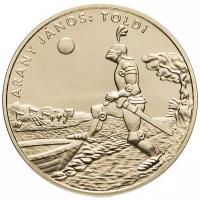 Монета Банк Венгрии "Детская литература - Янош Арань, "Толди" 200 форинтов 2001 года, золотой
