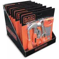 Детский набор инструментов Black&Decker в дисплее,Smoby 360188