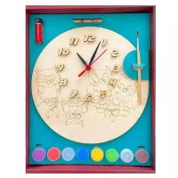 Бэмби Набор для росписи Часы с циферблатом Совы (ДНИ7816)
