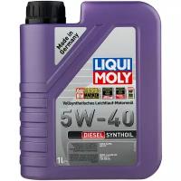 Синтетическое моторное масло LIQUI MOLY Diesel Synthoil 5W-40, 1 л
