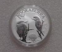 Австралия коллекционная монета 1 доллар 2023 Кукабурра. Серебро