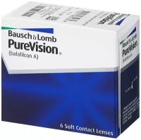 Контактные линзы Bausch & Lomb PureVision, 6 шт., R 8,6, D -4