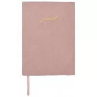 Ежедневник LOREX Velvet Stylish Collection недатированный, А5, 80 листов, розовый