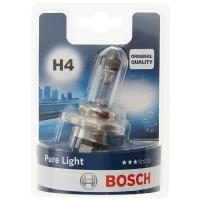 Лампа автомобильная галогенная Bosch Pure Light 1987301001 H4 P43t 60/55w 1 шт.