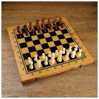 Настольная игра 3 в 1 - Король. нарды, шахматы, шашки, 39 х 39 см, 1 набор