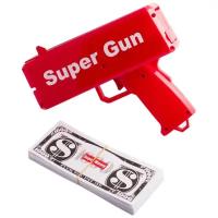 Денежный пистолет Деньгомет Бабломет, Super Gun / Money Gun, стреляет деньгами