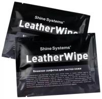 Shine Systems LeatherWipe - влажная салфетка для чистки кожи, 10 шт