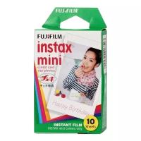 Картридж для моментальной фотографии Fujifilm Instax Mini Glossy, 100 г, 10 шт, белый