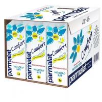 Молоко Parmalat Comfort ультрапастеризованное безлактозное 1.8%, 12 шт. по 1 л