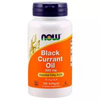 NOW Black Currant Oil 500 мг - 100 капсул